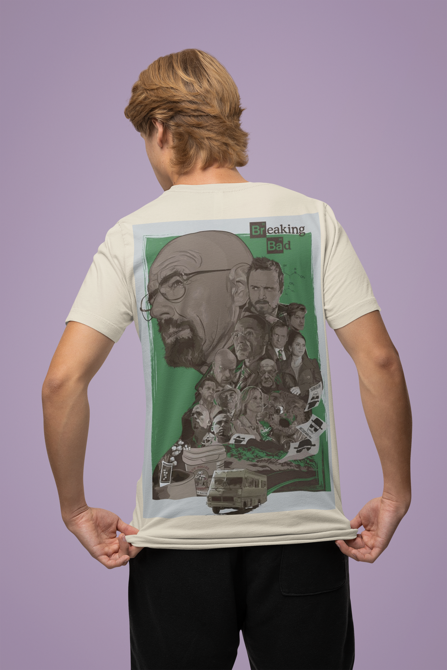 Breaking Bad Collage T-Shirt – White Edition