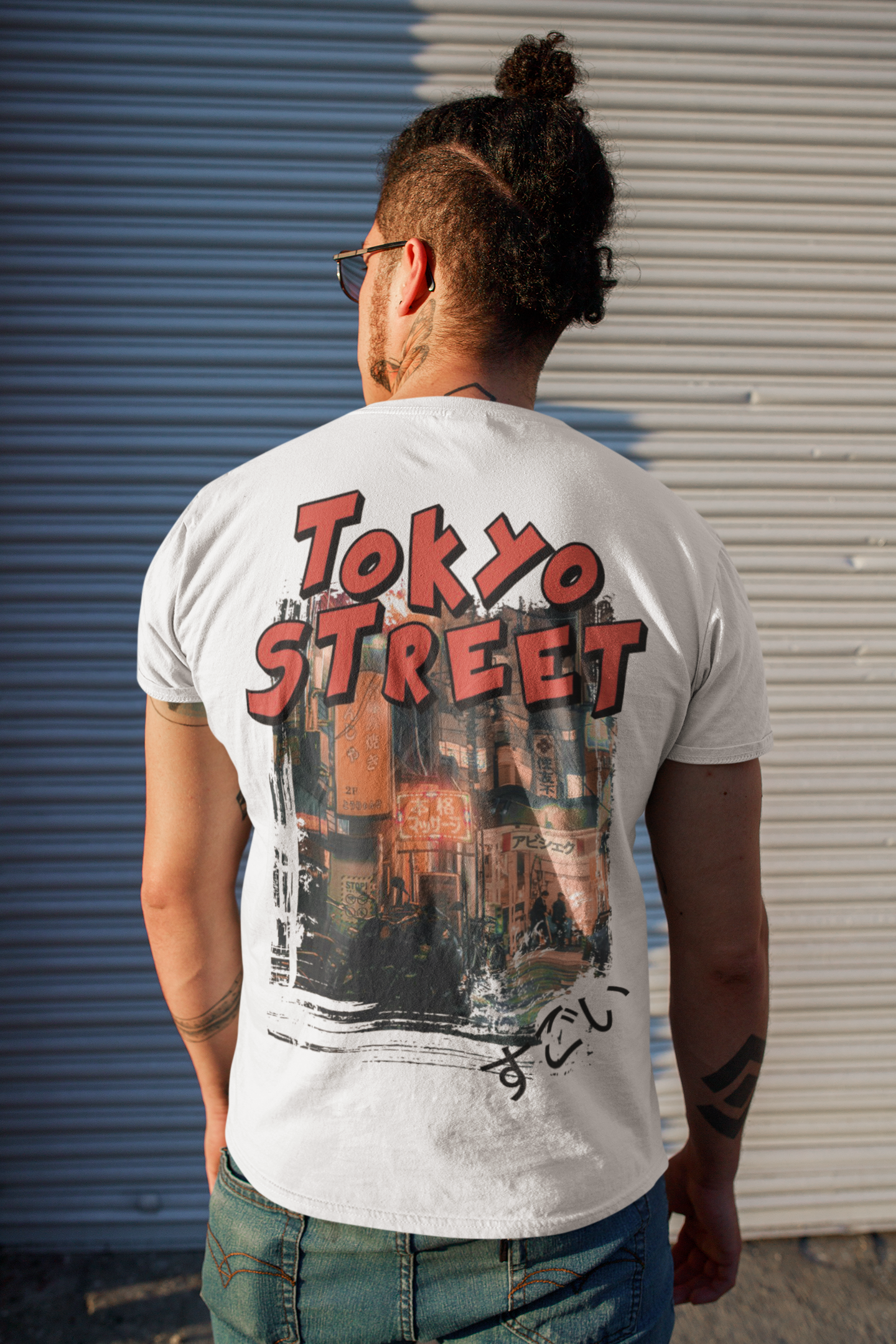 Tokyo Street Graphic Tee – White Edition