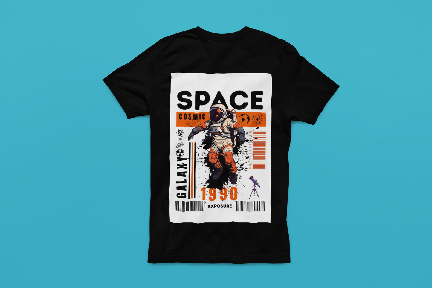 Cosmic Galaxy Tee – Black Edition