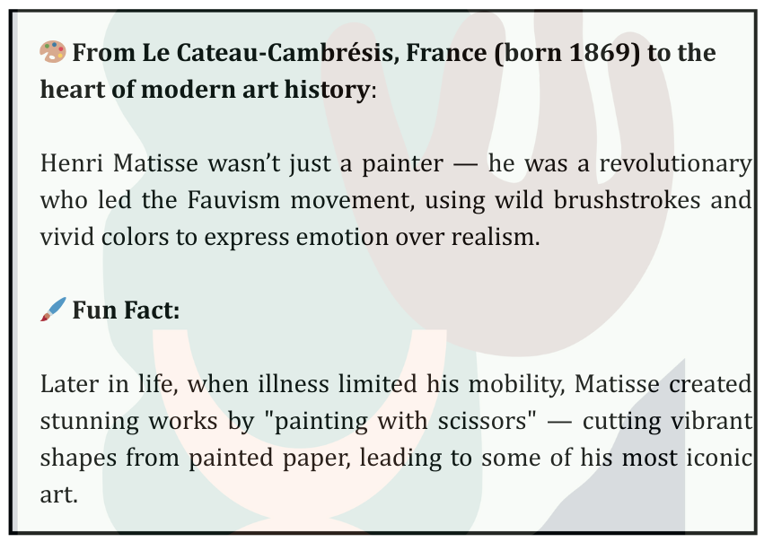 Fauvism Matesse Graphic Tee