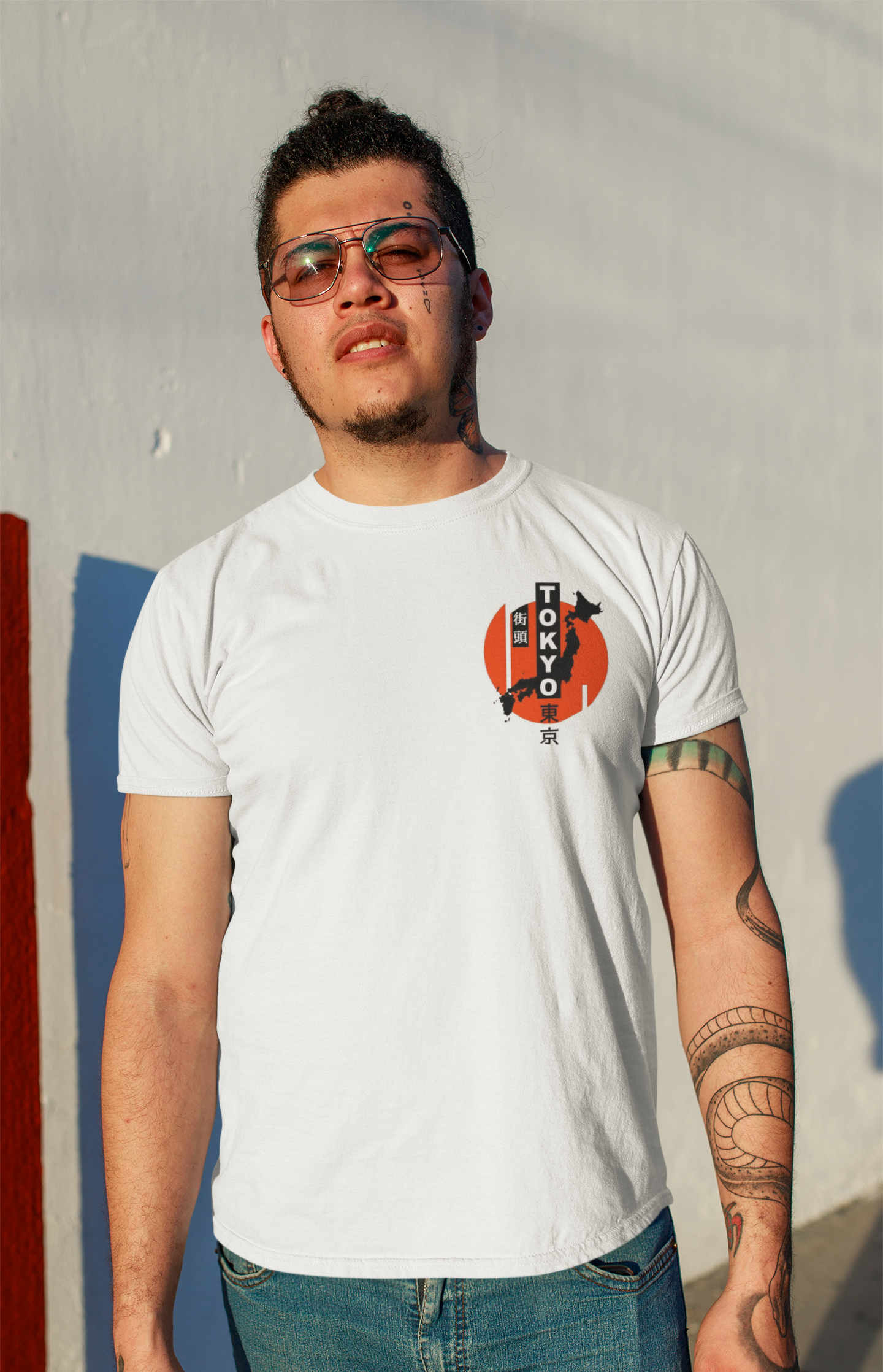 Tokyo Street Graphic Tee – White Edition